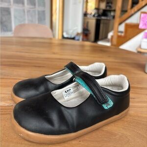 Ten Little Mary Jane Black Leather Shoes